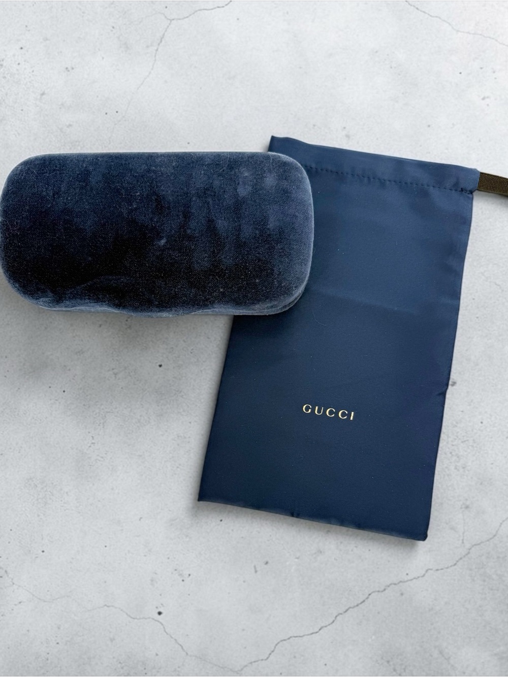 Gucci Velvet Sunglass Case